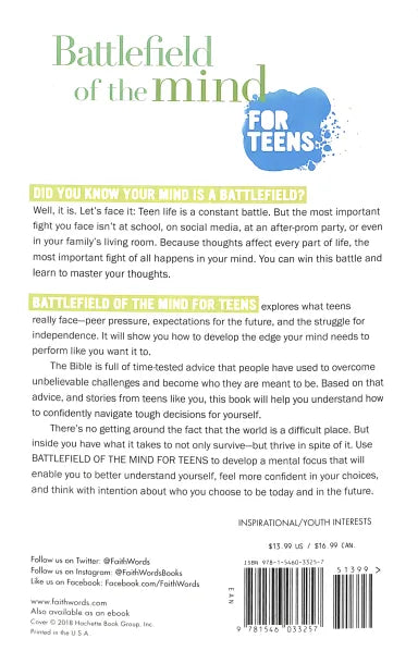 BATTLEFIELD OF THE MIND FOR TEENS (REVISED): WINNING THE BATTLE IN YOUR MIND