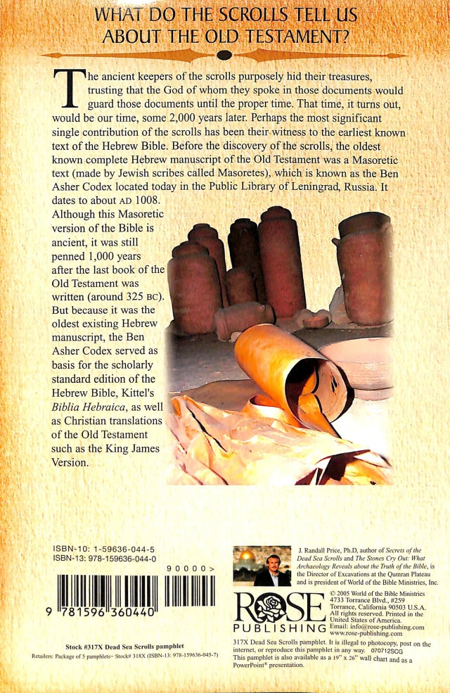 PAMPHLET DEAD SEA SCROLLS THE