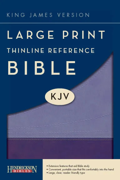 B KJV LARGE PRINT THINLINE REFERENCE BIBLE VIOLET/LILAC