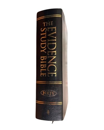 B NKJV THE EVIDENCE BIBLE BLACK COWHIDE (RED LETTER EDITION)