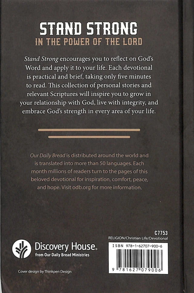 ODB: STAND STRONG - 365 DEVOTIONS FOR MEN BY MEN