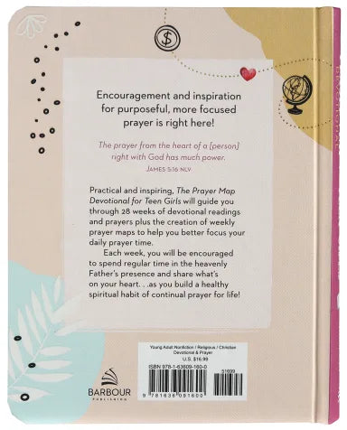 PRAYER MAP DEVOTIONAL FOR TEEN GIRLS THE: 28 WEEKS OF INSPIRATION PLUS WEEKLY PRAYER MAPS