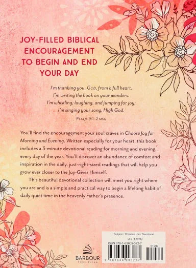 3MD: 3-MINUTE DAILY DEVOTIONS FOR WOMEN: CHOOSE JOY - FOR MORNING & EVENING