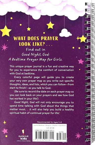 GOOD NIGHT GOD: A BEDTIME PRAYER MAP FOR GIRLS