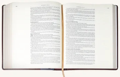 KJV LARGE PRINT NOTE-TAKING BIBLE BURGUNDY (BLACK LETTER EDITION)