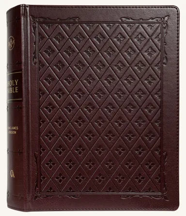 KJV LARGE PRINT NOTE-TAKING BIBLE BURGUNDY (BLACK LETTER EDITION)