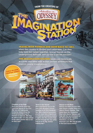 AIOIS: IMAGINATION STATION BOOKS (3-PACK): FREEDOM AT THE FALLS/TERROR IN THE TUNNEL/RESCUE ON THE RIVER