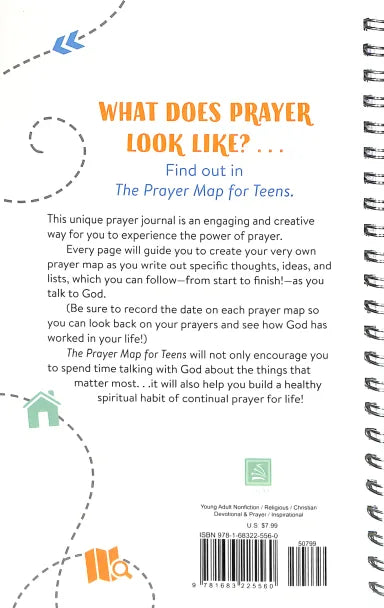 PRAYER MAP FOR TEENS  THE: A CREATIVE JOURNAL