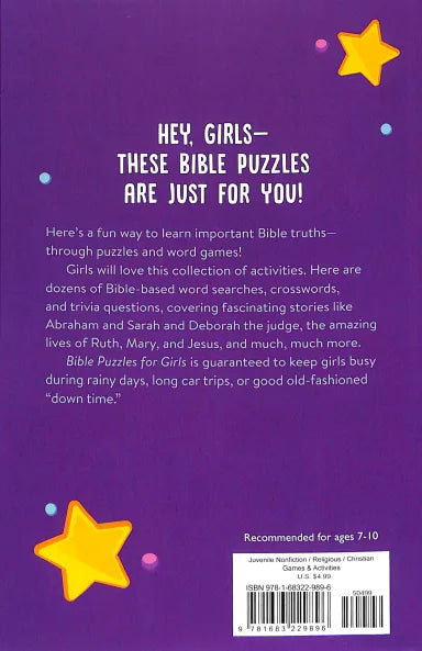 SUPER BIBLE PUZZLES FOR GIRLS