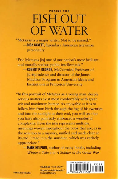 FISH OUT OF WATER: A SEARCH FOR THE MEANING OF LIFE