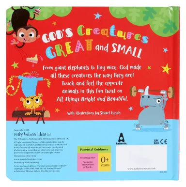 GOD'S CREATURES GREAT AND SMALL (TOUCH AND FEEL BOOK)