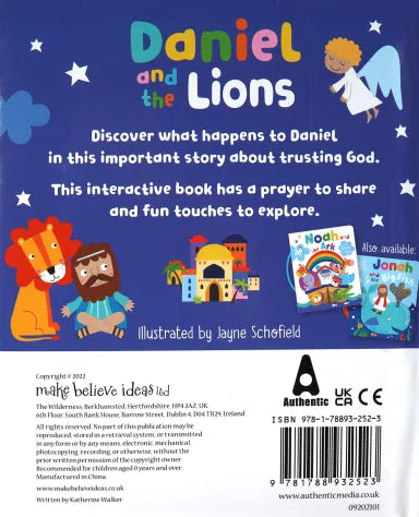 DANIEL AND THE LIONS WITH TOUCH AND FEEL