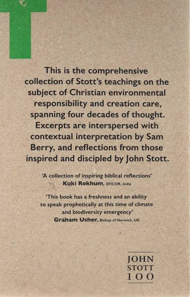 JOHN STOTT ON CREATION CARE