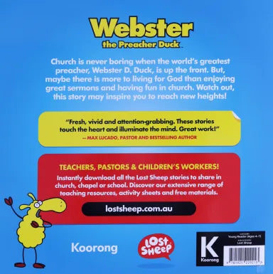 LOST SHEEP: WEBSTER THE PREACHER DUCK