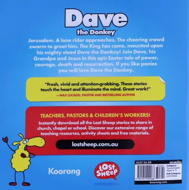 LOST SHEEP:EASTER:DAVE THE DONKEY