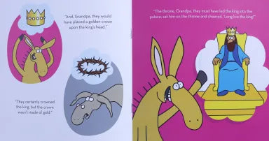 LOST SHEEP:EASTER:DAVE THE DONKEY