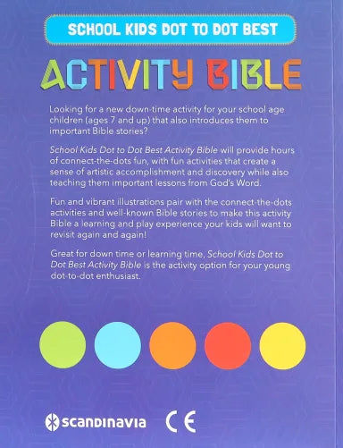 SCHOOL KIDS DOT TO DOT BEST ACTIVITY BIBLE (AGES 7-11)