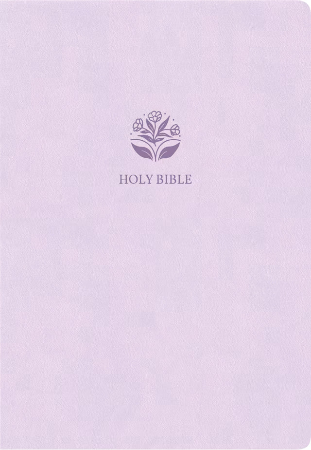 B KJV LARGE PRINT COMPACT REFERENCE BIBLE LAVENDER (RED LETTER EDITION)