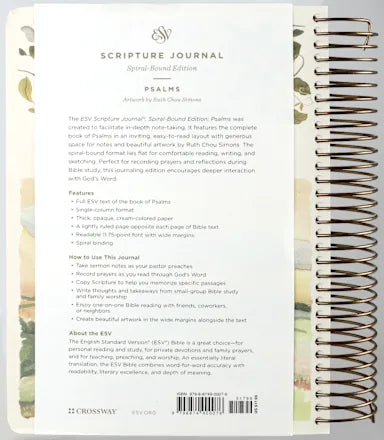 B ESV SCRIPTURE JOURNAL PSALMS (SPIRAL BOUND PAPERBACK)