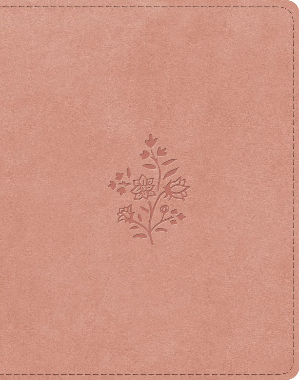 ESV SINGLE COLUMN JOURNALING BIBLE BLUSH ROSE (WILDFLOWER DESIGN)