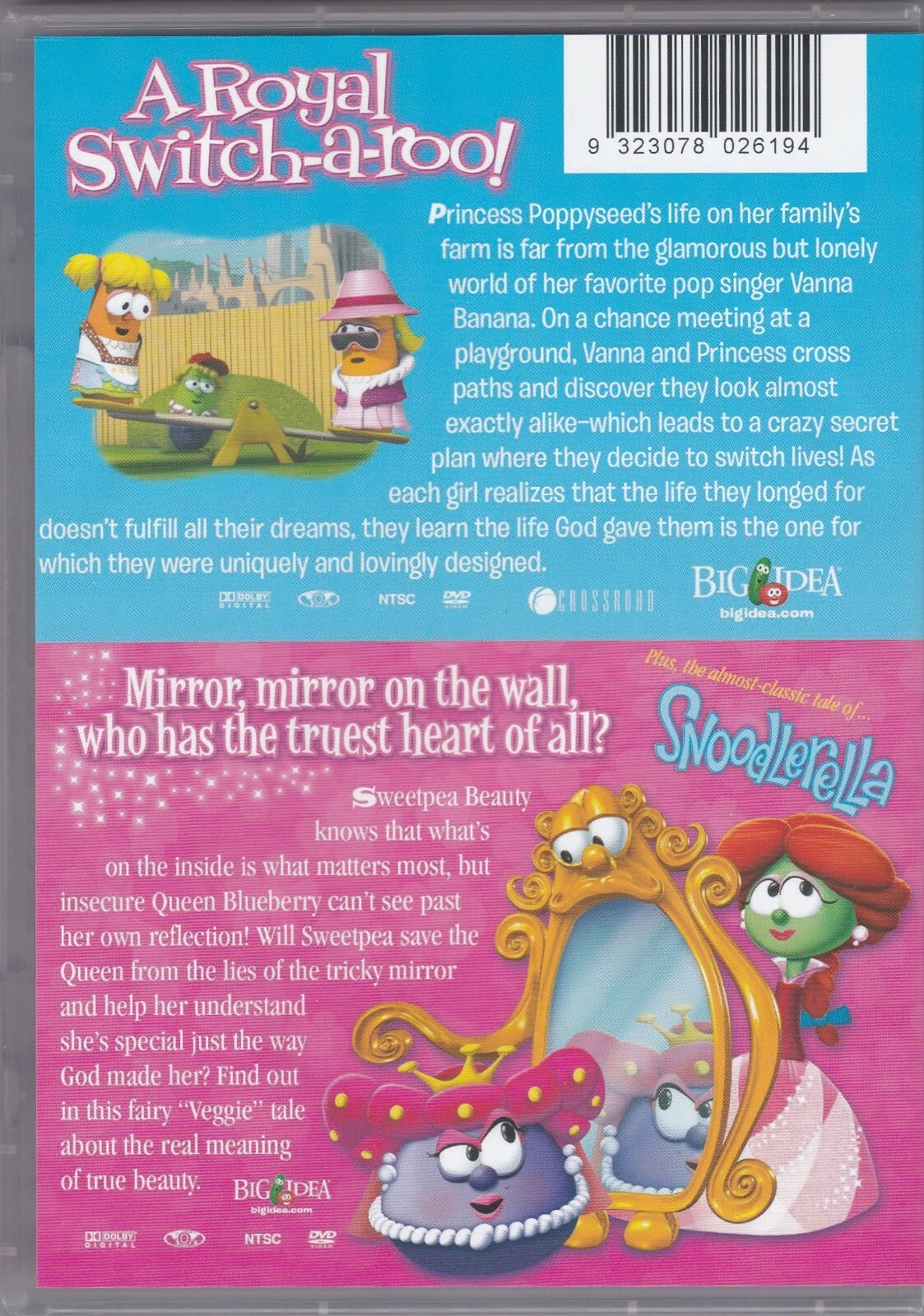 DVD VEGGIE TALES:GIRLS PRINCESS DOUBLE DVD PACK