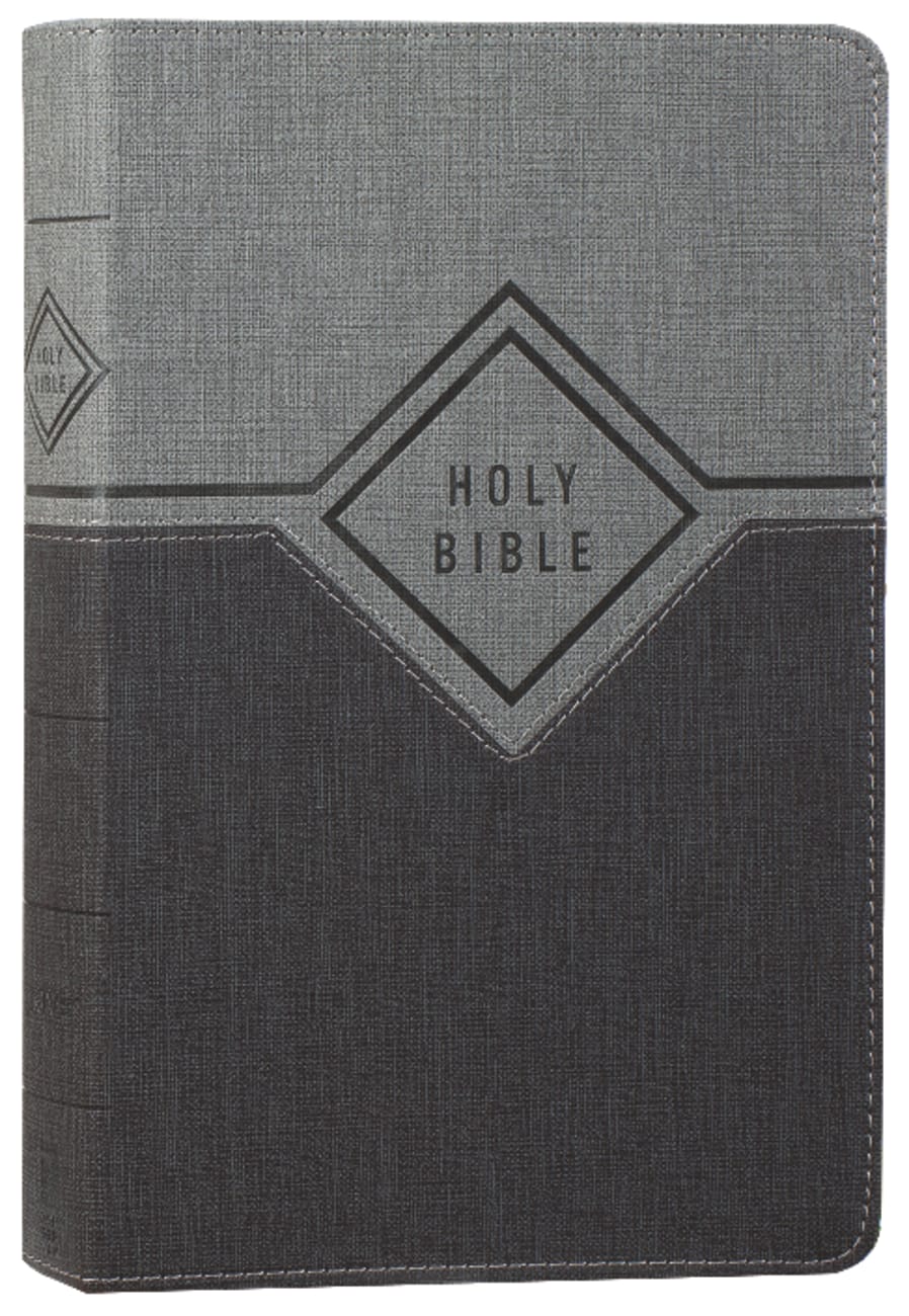 B NIV PREMIUM GIFT BIBLE BLACK/GRAY (RED LETTER EDITION)