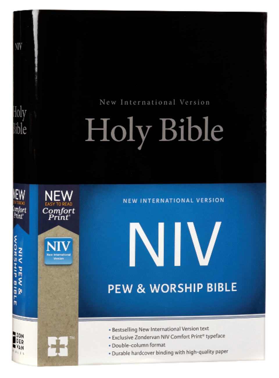 B NIV PEW AND WORSHIP BIBLE BLACK (BLACK LETTER EDITION)