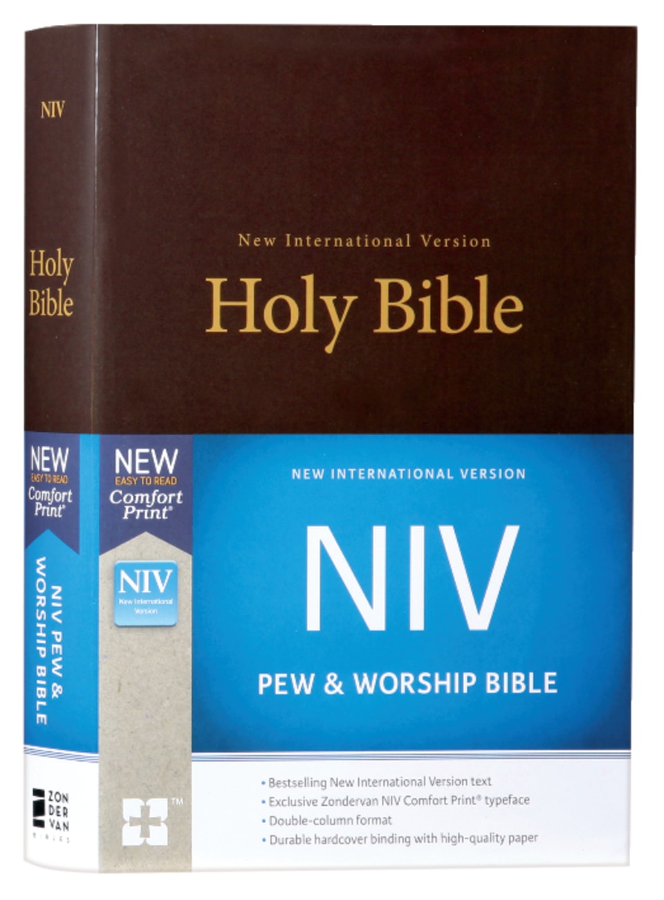 B NIV PEW AND WORSHIP BIBLE BROWN (BLACK LETTER EDITION) – Crossroad ...