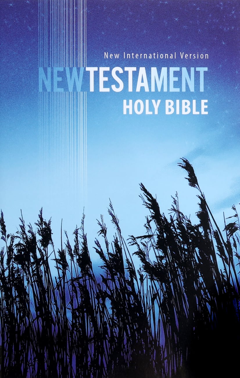 B NIV OUTREACH NEW TESTAMENT BLUE WHEAT (BLACK LETTER EDITION)