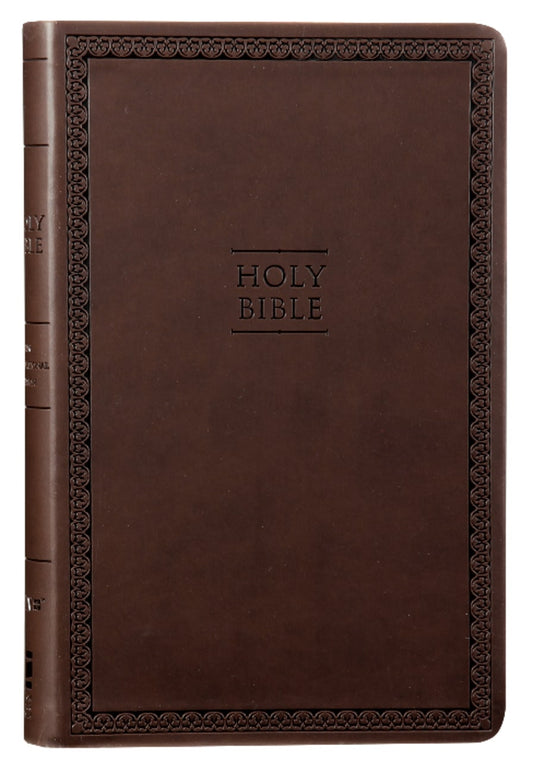 B NIV VALUE THINLINE BIBLE BROWN (BLACK LETTER EDITION)