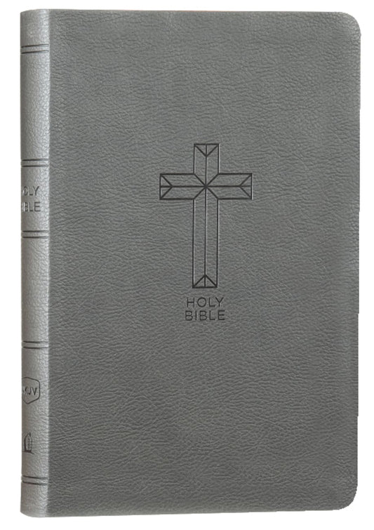 B NKJV VALUE THINLINE BIBLE CHARCOAL (RED LETTER EDITION)