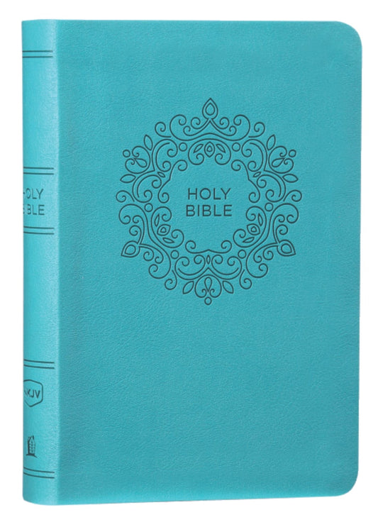 B NKJV VALUE THINLINE BIBLE COMPACT TURQUOISE (RED LETTER EDITION)
