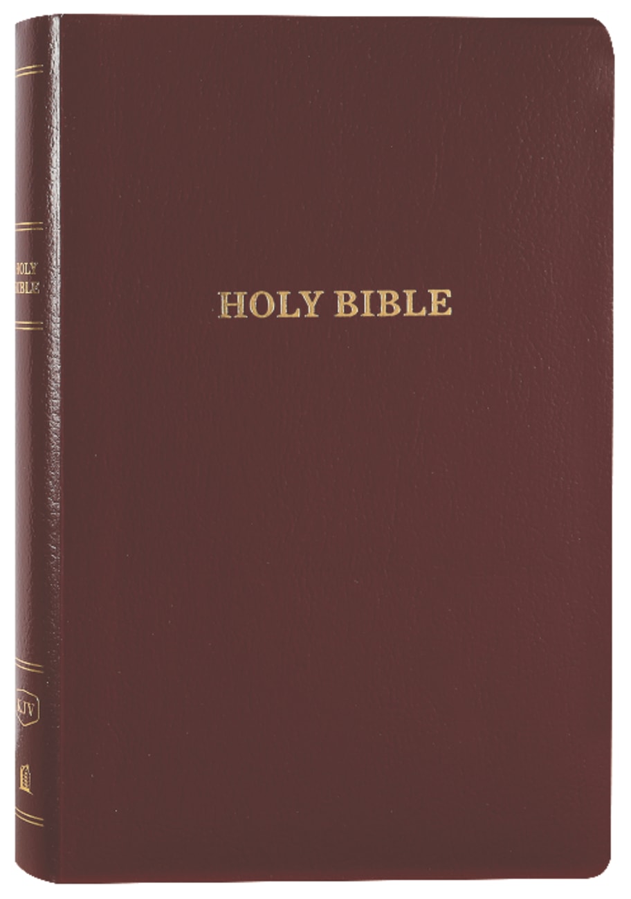 B KJV GIFT AND AWARD BIBLE BURGUNDY (RED LETTER EDITION)