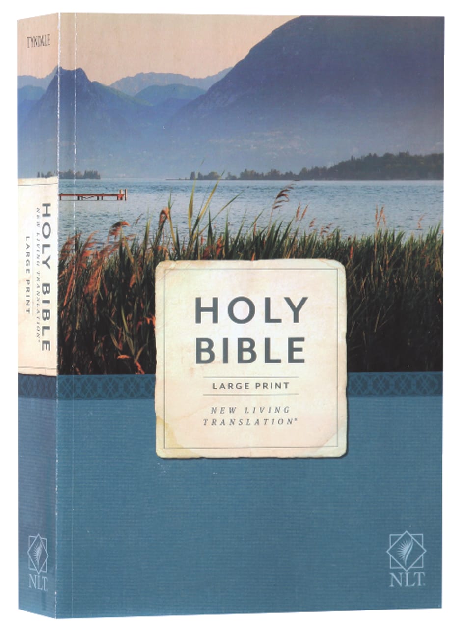 B NLT ECONOMY OUTREACH BIBLE LARGE PRINT (BLACK LETTER)