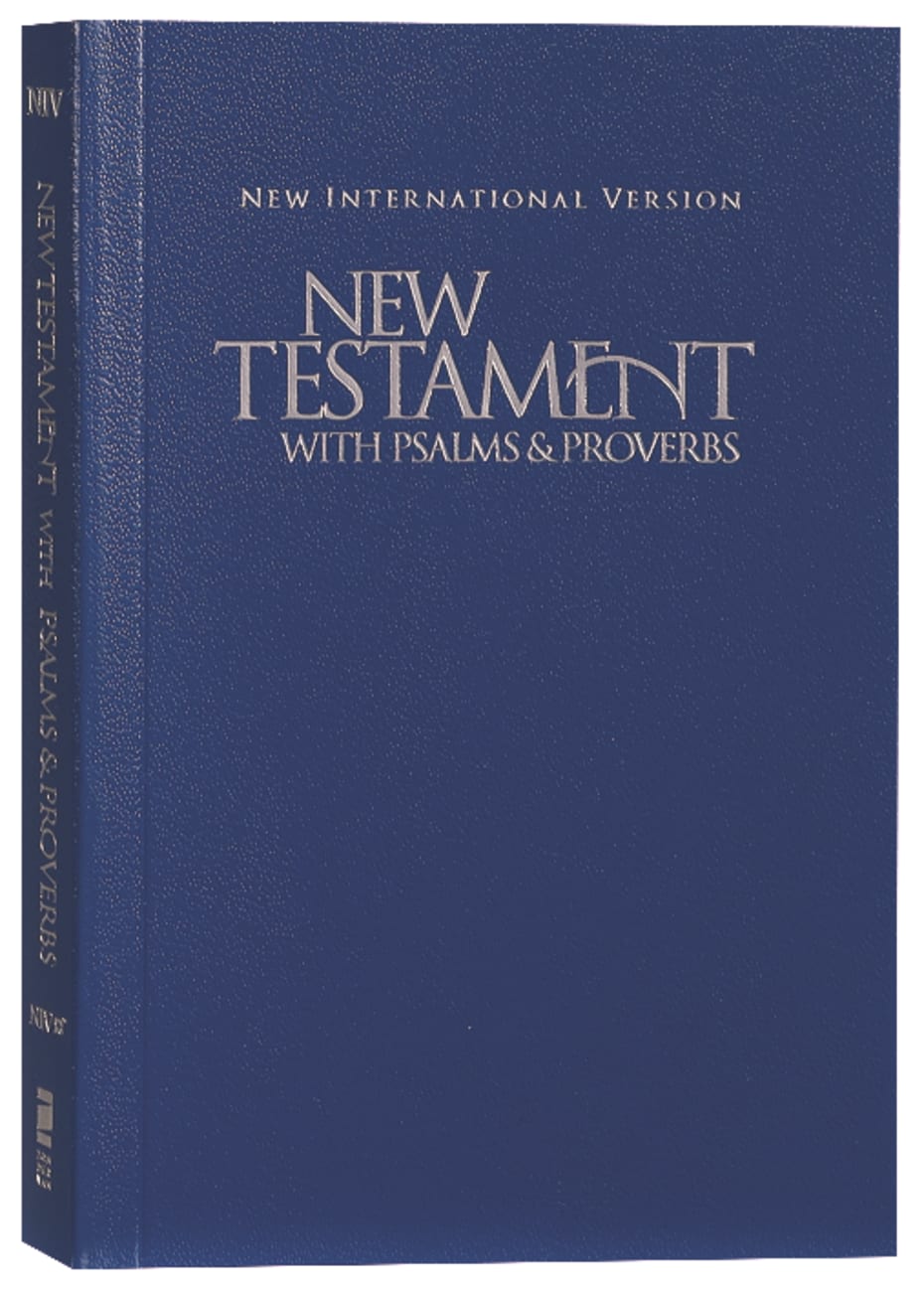B NIV POCKET NEW TESTAMENT WITH PSALMS AND PROVERBS BLUE (BLACK LETTER ED)