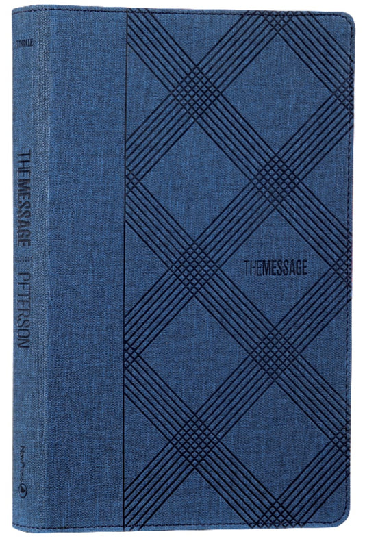 B MESSAGE DELUXE GIFT BIBLE DENIM (BLACK LETTER EDITION)