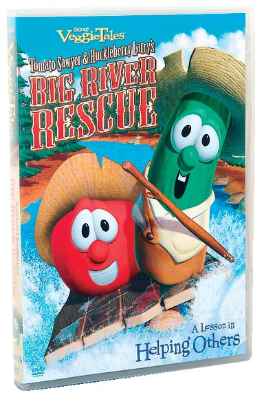 DVD VEGGIE TALES #33:TOMATO SAWYER & HUCKLEBERRY LARRY'S BIG RIVER RESCUE