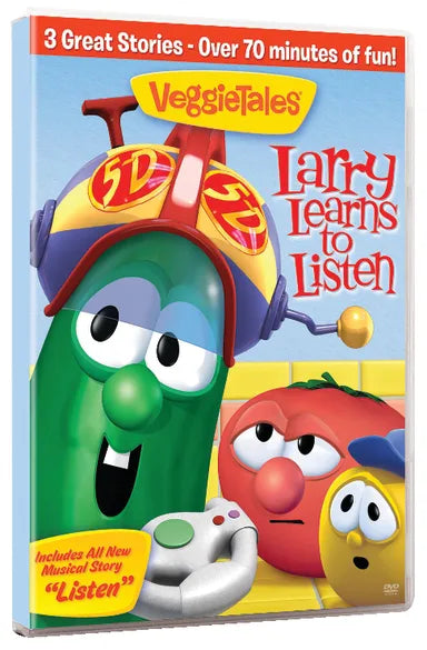 DVD VEGGIE TALES #44:LARRY LEARNS TO LISTEN