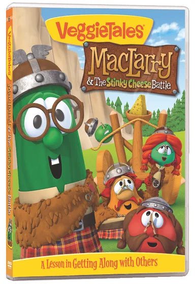 DVD VEGGIE TALES #53:MACLARRY AND THE STINKY CHEESE BATTLE