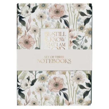 NOTEBOOK (SET OF 3): BE STILL  PSALM 46:10