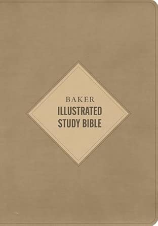B CSB BAKER ILLUSTRATED STUDY BIBLE KAHKI INDEXED (RED LETTER EDITION)