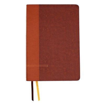 B NIV APPLICATION BIBLE  LARGE PRINT  BROWN (RED LETTER EDITION)