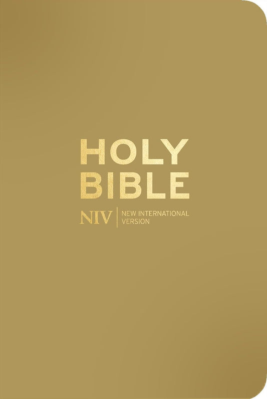 B NIV POCKET BIBLE WITH GOLD ZIP LATTE