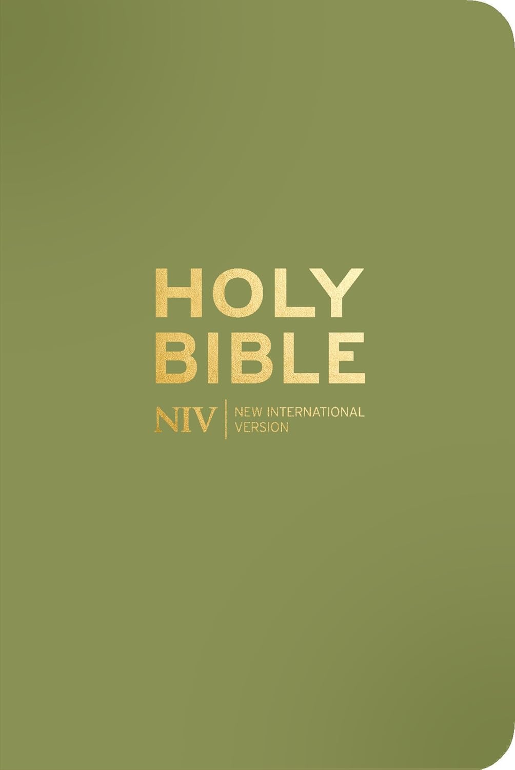 B NIV POCKET BIBLE WITH GOLD ZIP OLIVE