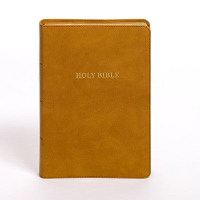 B KJV PERSONAL SIZE GIANT PRINT BIBLE CAMEL (RED LETTER EDITION)