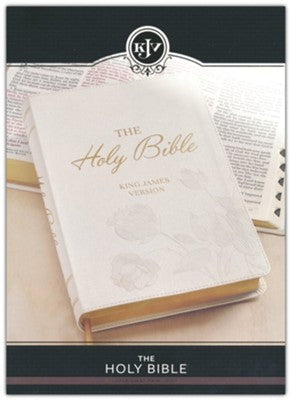 KJV SUPER GIANT PRINT BIBLE  THUMB INDEXED  WHITE