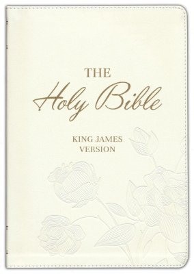 KJV SUPER GIANT PRINT BIBLE  THUMB INDEXED  WHITE