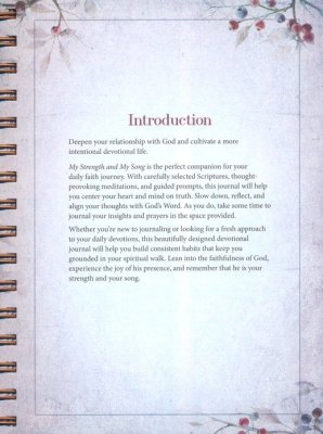 MY STRENGTH AND MY SONG: 365 DAILY DEVOTIONAL JOURNAL