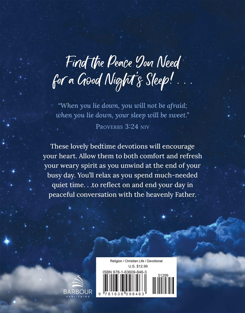 BEDTIME DEVOTIONS FOR PEACEFUL SLEEP: 6 MONTHS OF DAILY BLESSINGS FOR WOMEN