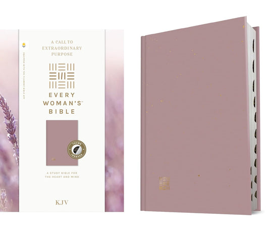 B KJV EVERY WOMAN'S BIBLE FILAMENT-ENABLED  PLUM INDEXED (RED LETTER EDITION)